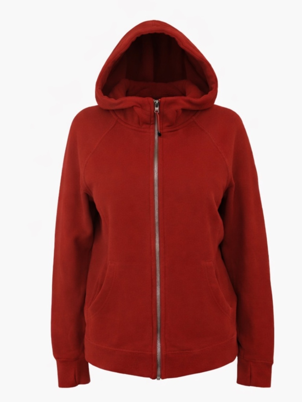 lululemon athletica Women's Hooded Zip Sweatshirt in Deep Red - Picture 2 of 12